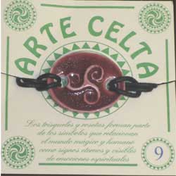 pulsera cerámica esmaltada motivos celta Asturias